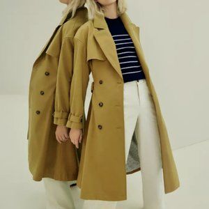 Nili Lotan x Target Collab Pleated Back Trench Coat Size S